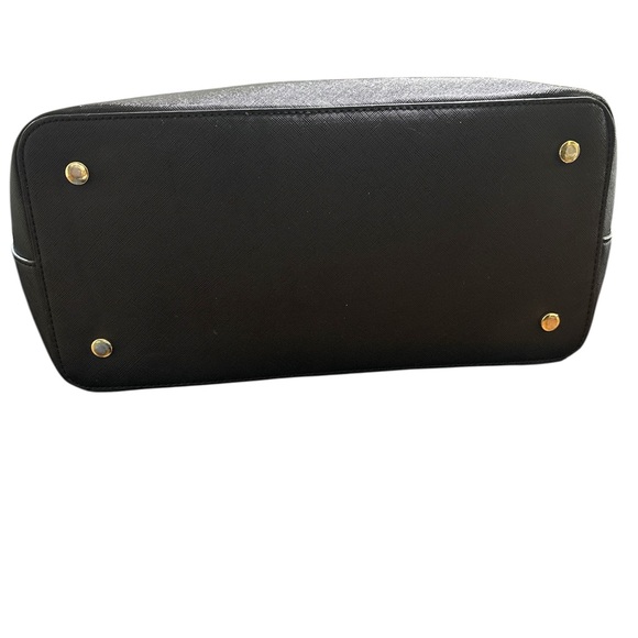 Kate Spade Black Structured Leather Tote - Picture 4 of 12